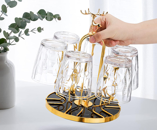 Fruit Basket Gold Round